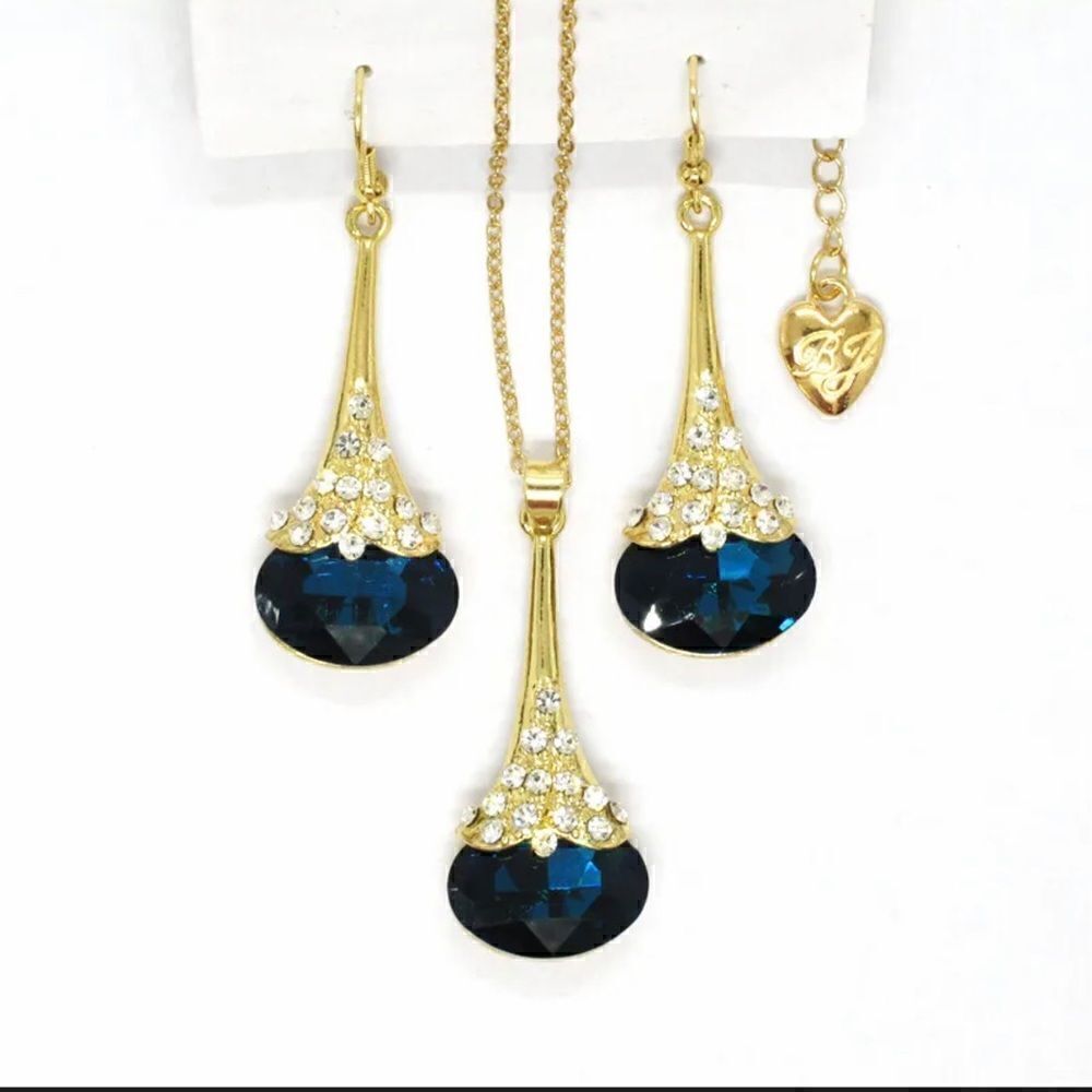 BJ Necklace Earring Set NWT